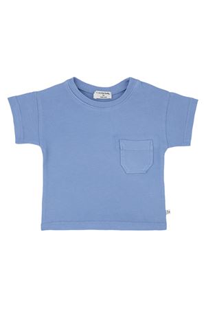 Blue cotton T-shirt 1+IN THE FAMILY KIDS | FORMENTERAULTRAMARINE